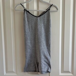 Intimately free people xs/s Gray Sleeveless Romper Onesie